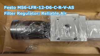 منظم المرشح Festo MS6-LFR-12-D6-CRV-AS: حل موثوق لإعداد الهواء