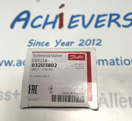 صمام Danfoss Solenoid ، EV225B ، الوظيفة: NC ، G ، 1/2 ، 3 m3/h ، PTFE 032U3805