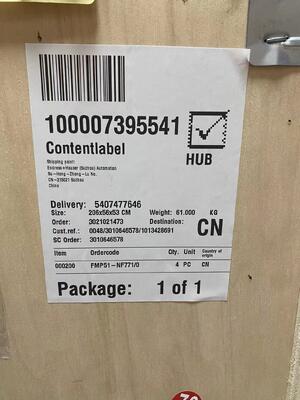 إندريس هاوزر FMP51-nf77/0 جهاز إرسال مستوى الرادار الموجه