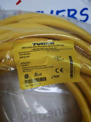 Turck RKM56‑15M Actuator and Sensor Cordset
