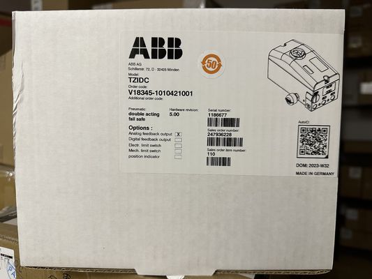 V18345-1010421001 V18345 جهاز تحديد موقع الصمام ABB TZIDC جهاز تحديد المواقع الكهربائي الهوائي