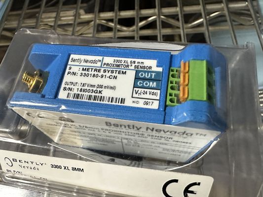 330180-91-CN Bently نيفادا 3300 XL Proximitor Sensor 9.0 متر (29.5 قدم) طول النظام، DIN Mount