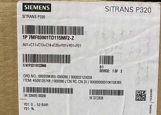 7MF0300-1TD1-5MF2-Z A00+E00+C11+H02 جهاز إرسال SIEMENS للضغط المقياس