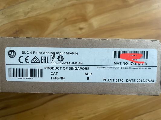 SLCTM 500 Allen Bradley 1746 NI4 4 قنوات وحدات الدخول والخروج التناظرية