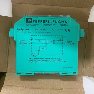 KFD2-CD-1.32 PEPPERL FUCHS محرك التيار الحاجز المعزول 1 قناة مكيف إشارة