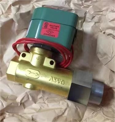 8266D069V 1/2 "NPT إميرسون ASCO 2 طريق صمام الكهربائي وقود زيت 120VAC 1/4" فتحة