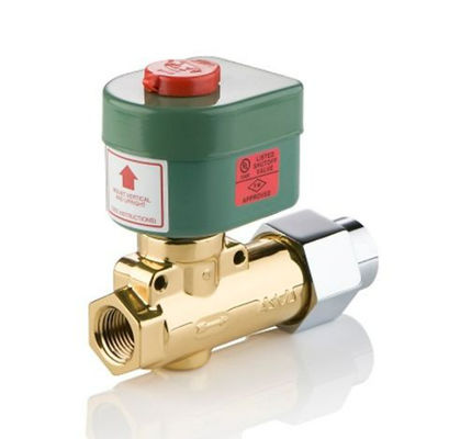8266D069V 1/2 "NPT إميرسون ASCO 2 طريق صمام الكهربائي وقود زيت 120VAC 1/4" فتحة