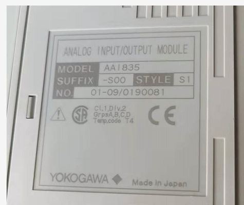 وحدة الدخول / الخروج التناظرية Yokogawa AAI835-S00 بدون حماية من الانفجار
