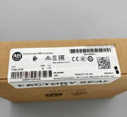 1756-L81E ALLEN BRADLEY ControlLogix 5580 جهاز تحكم 50 فولت مستمر