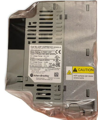 22F-D2P5N103 ALLEN BRADLEY PowerFlex 4M- 0.75 كيلوواط (1 حصان) محرك AC