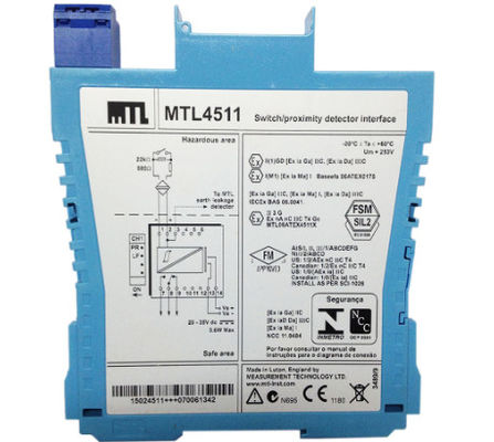 MTL4511 MTL أدوات التبديل / كاشف القرب الواجهة 1-قناة، مع الكشف عن خطأ الخط