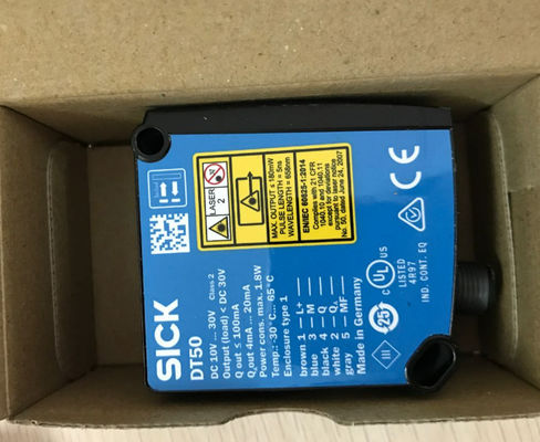 SICK DT50-P1113 أجهزة استشعار المسافة الليزرية Dx50 LC Display ، 2 X LED