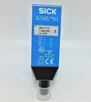 SICK CS81-P1112 أجهزة استشعار الألوان CS8 رابط الذكور M12 5-Pin 30.4 ملم x 80 ملم x 53 ملم