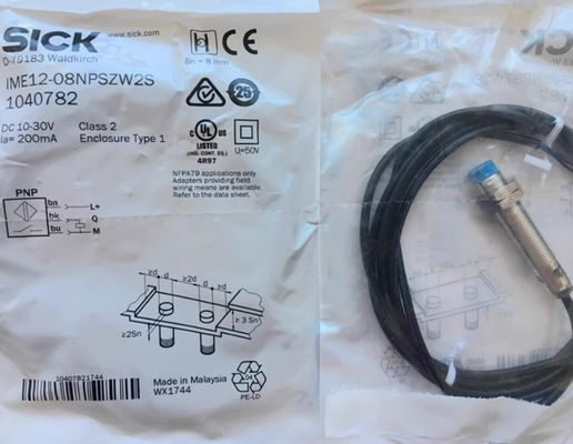 SICK IME12-08NPSZW2S أجهزة استشعار المقربة الحثية IME جهد التزويد 10 فولت DC-30 فولت DC