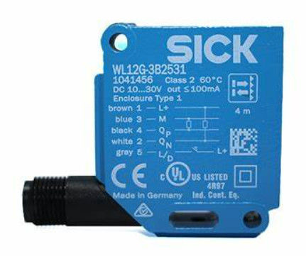 SICK WL12G-3B2531 جهاز استشعار فوتو كهربائي مستطيل للتطبيقات الصناعية