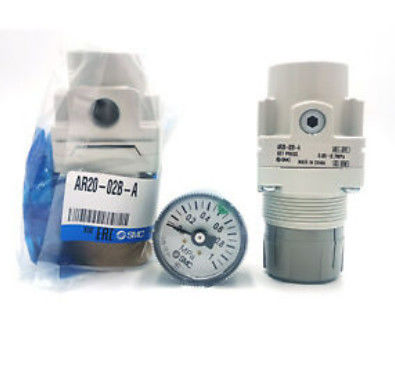 1/4 حجم منفذ SMC ARegulator AR20-02-A AR10-A/AR40-A سلسلة مجموعة مجموعة الضغط نطاق 0.05 إلى 0.85 MPa
