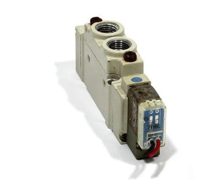 SMC SY5120-5G-01 الصمام، Sol، SY5000 SOL/VALVE، RUBBER SEAL الجهد المقيّم 24 VDC
