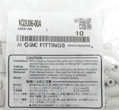 SMC KQ2U06-00A التجهيز، الاتحاد Y، KQ2 التجهيز نطاق ضغط التشغيل −100 KPa إلى 1 MPa