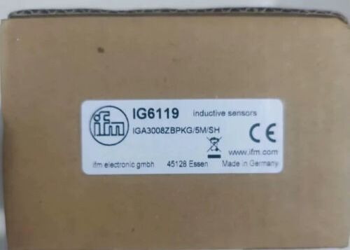 IFM IG6119 جهاز استشعار حرارة عالية مع إمدادات الجهد 24 فولت وحماية IP65
