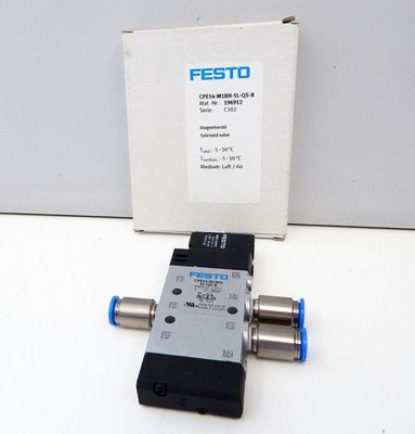 صمام مغناطيسي فيستو CPE14-M1BH-5L-QS-8 غير مستخدم / OVP مع تشغيل كهربائي