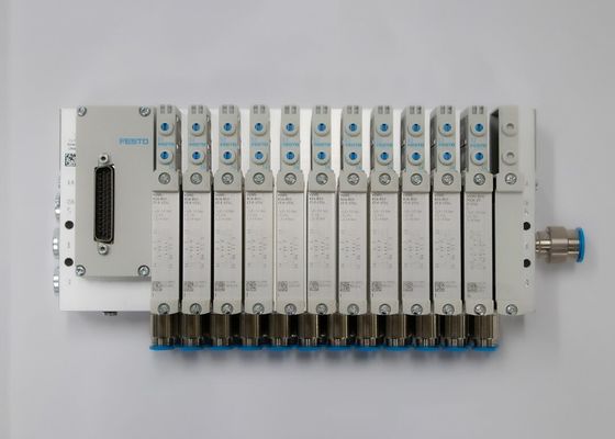 فستو الصمام مجموعة التوزيع VTUG مع وصلة متعددة الدبابيس أو اتصال الحقل VTUG-14-VRPT-B1T-Q12B-UB-Q6SU-24K+TTSC