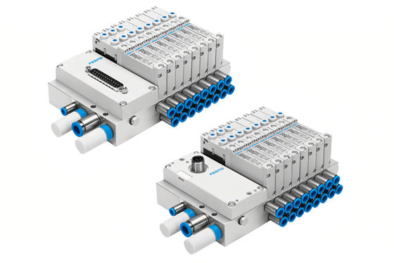 فيستو VTUG-10-VRPT-B1T-Q10B-UB-QH6SU-16K+TTSC VTUG علبة الصمام مع وصلة متعددة الدبابيس أو توصيل الحافلة الميدانية