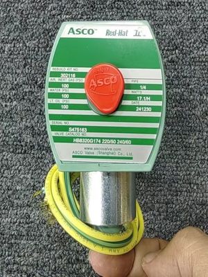 24 VDC تصنيف إمدادات المدخل ASCO 8262G262 Red-Hat II صمامات الفولينويد ذات التأثير المباشر نوع تشغيل الفولينويد