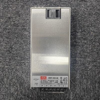 متوسط البئر HRP-450-48 48Vdc 9.5A إمدادات الطاقة PFC 8 مخرجات مماثلة مضغوطة 100 مم × 100 مم × 100 مم الحجم