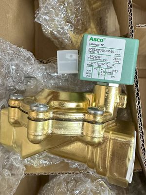 ASCO SCE238D008EMO.24/DC - جسم النحاس ، EPDM ، G1/2 ، 2/2 NC ، سلسلة 238 الصمامات الكهربائية المتحركة