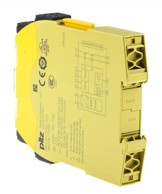رله سلامة Pilz 751103 نوع PNOZ s3 C 24VDC 2 n/o وظيفة العقدة ذات النقاط الثلاثة