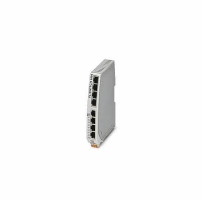 FL SWITCH 1008N 1085256 مفتاح Ethernet الصناعي بمستوى حماية IP54 ومستمر الخلية 0.05 سم-1
