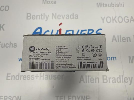 أجهزة الاتصال ALLEN BRADLEY 1606-XLF240F وحدة إمدادات الطاقة ذات الوضع المتحول مع الأسلاك الصلبة حجم 22 إلى 14 AWG