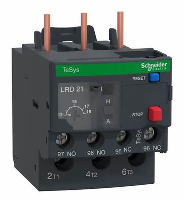 مرسل الإفراط الحراري القابل للاستمرار من Schneider Electric LRD21 مع 7.874" 200.00mm المسافة بين الثقوب وواجهة NAMUR
