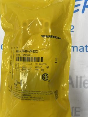 مستشعر القرب من الكتلة الداخلية Turck NI40U-CP40-VP4X2 للتثبيت الدقيق غير السريع