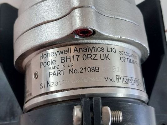 كاشف الغاز Honeywell 2108b2001H Searchpoint Optima Plus، سرعة مقدرة 320 دورة في الدقيقة، وصلة عملية 1/4 بوصة NPT