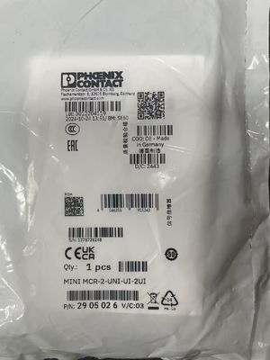 مضاعف إشارة Phoenix MINI MCR-2-UNI-UI-2UI مع ضغط تجريبي 1.5 ... 8 بار نوع منفذ المنتج G1/8