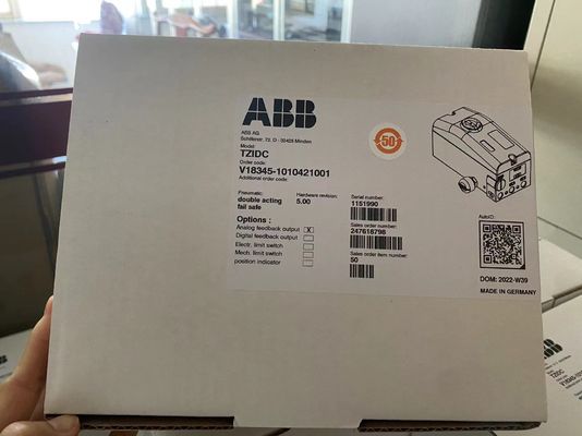 ABB V18345-1010421001 TZIDC جهاز تحديد المواقع الكهربائي الهوائي مع 4-20 mA إشارة دخول 0-60 درجة مئوية درجة حرارة المحيط