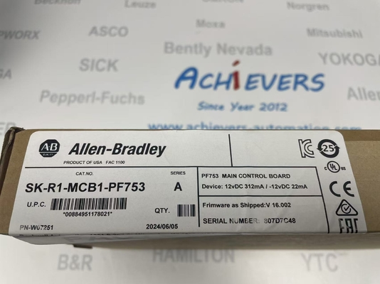 120/240 فولت التيار المتردد لوحة التحكم الرئيسية قطع غيار Allen-Bradley SK-R1-MCB1-PF753 مع إشارة DC-OK