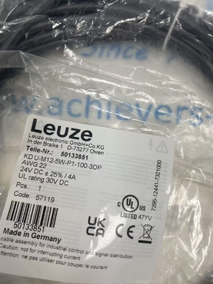 كابل توصيل Leuze KD U-M12-5W-P1-100-3DP