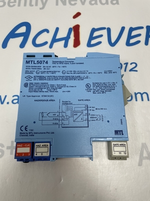 محول درجة الحرارة MTL5074 محول إدخال THC أو RTD