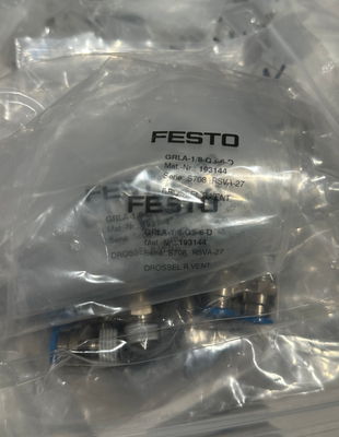 صمام تحكم تدفق Festo في اتجاه واحد GRLA-1/8-QS-6-D
