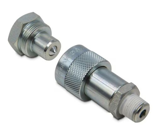 مجموعة وصلة هيدروليكية عالية التدفق C604 من Enerpac | حل التوصيل السريع الصناعي