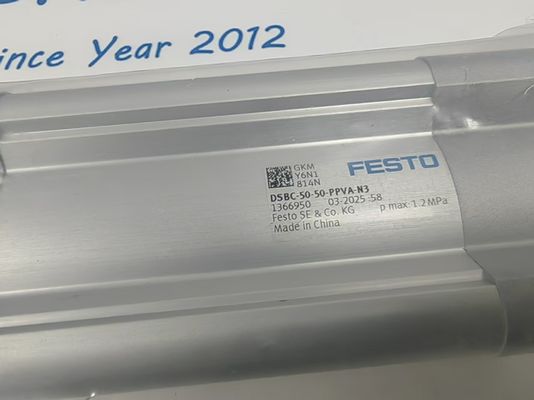 اسطوانة Festo DSBC-50-50-PPVA-N3 ذات تصميم قياسي ISO