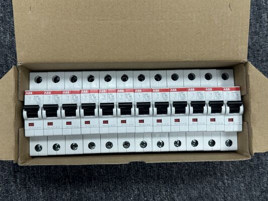ABB S201-C10 مفك الدوائر المصغرة ذات الموثوقية العالية لحماية الجهد المنخفض