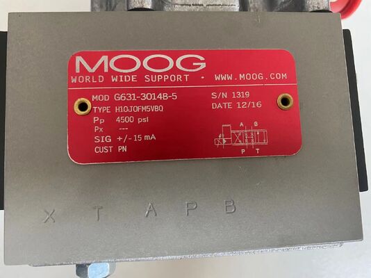 صمام خدمة كهربائي هيدروليكي MOOG G631-3014B-5