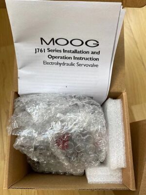 MOOG J761-003 صمام خدمة كهربائي هيدروليكي