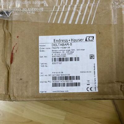 E+H PMD75-11038/139 Differential Pressure Transmitter