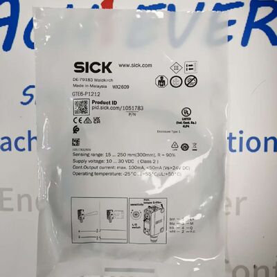 SICK GTE6-P1212 مستشعر كهروضوئي مصغر منتشر