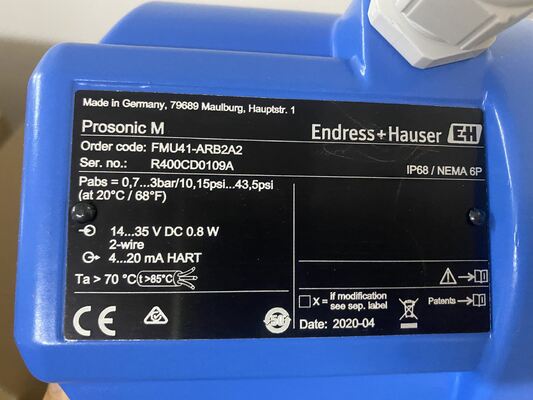 E+H FMU41-ARB2A2 جهاز إرسال مستوى الموجات فوق الصوتية
