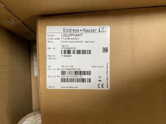 E+H FTL51B-34320/0 مفتاح مستوى الشوكة الرنانة Vibronic ذو التصنيف SIL